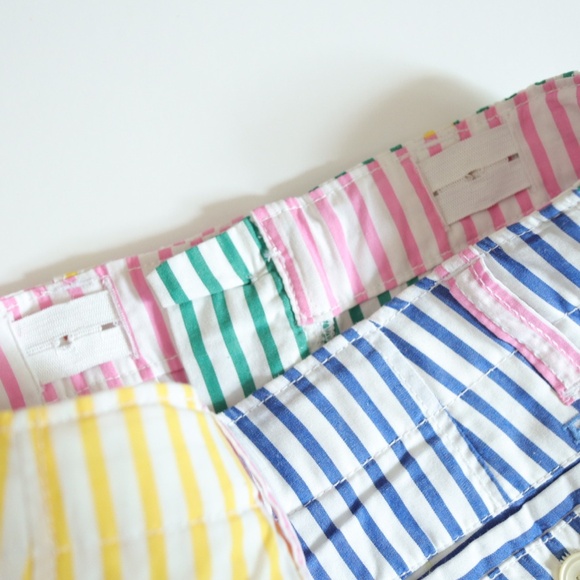 POLO Ralph Lauren Rainbow Striped Cotton Shorts / 4Y - Picture 6 of 6